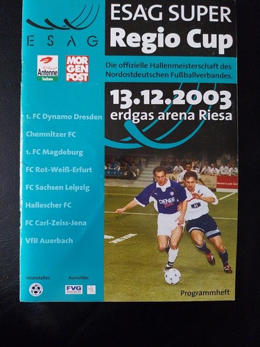Fußballprogramm hallenturnier - fußballprogramm,