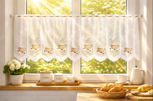 Bistrogardine kaffee 45x145 - 45x145, cm