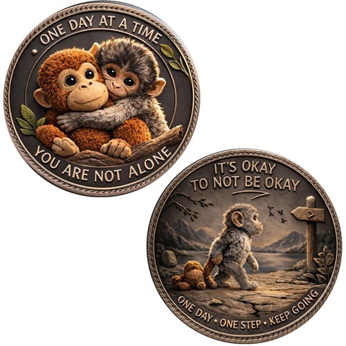 Affen medaille punch - medaille/,