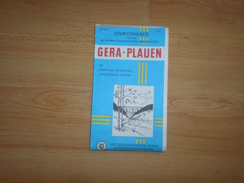 Touristenkarte der ddr - touristenkarte,