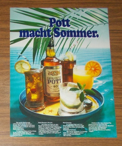 Seltene werbung der gute - gute, pott