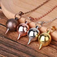 Pendel m. Kugel o. Schmuckbeutel Orakel Energiearbeit pendulum Esoterik Tarot DE