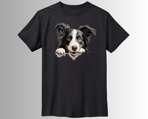 Border collie hunde shirt - border,