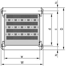 19"-Fachboden, stat., 75kg