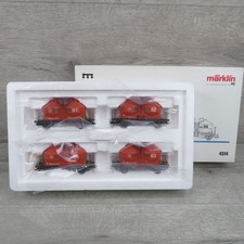 MÄRKLIN 4514 - H0 - WLE - 4-tlg. Wagen-Set Silowagen - OVP - #K14961