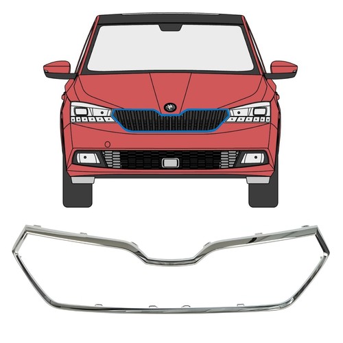 Kühlergrillrahmen für skoda - kühlergrillrahmen,