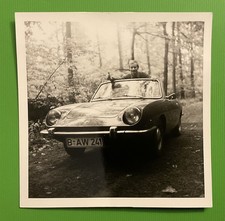 2010/Foto Oldtimer 1970 FIAT 850 Spider Convertible Sports Car - 9 x 9 cm. 