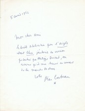 Jean COCTEAU - Signierter