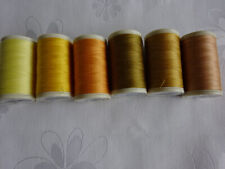 6 x Duet Nähgarn 200 m -