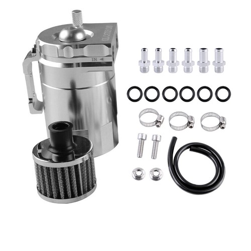 Oil catch can aluminium auto - catch, can,