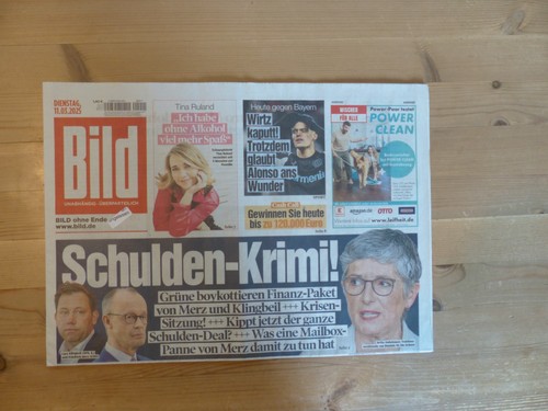 Bildzeitung 2025 ein - 11.03.2025,