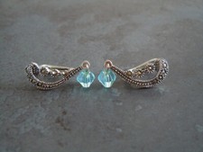 925 Silber Ohrringe Markasiten