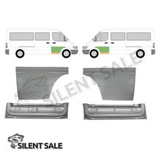 4x Reparaturblech Tür Vorne L