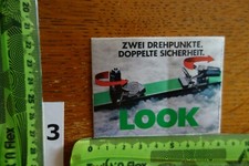 Alter Aufkleber Sport Ski Bindung Zubehör LOOK (CA)