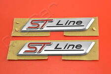 ?? 2 x Original Ford "STLine" 3D Emblem Schriftzug Aufkleber Abzeichen 2044452