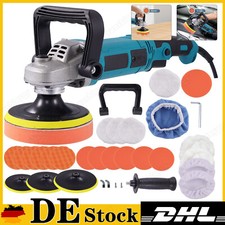 Set 1600W Poliermaschine Auto 6 Einstellbare Geschwindigkeit Wachsmaschine