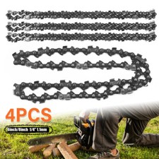 4x Sägekette Kette Ersatzkette Vollmeißel 1/4 36 37 45 47 TG 1,1 mm Schnittlänge
