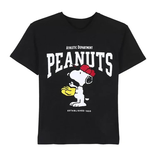 Snoopy cotton shirt black - -, t-shirt