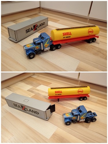 Amerikanischer lkw sattelzug - amerikanischer,
