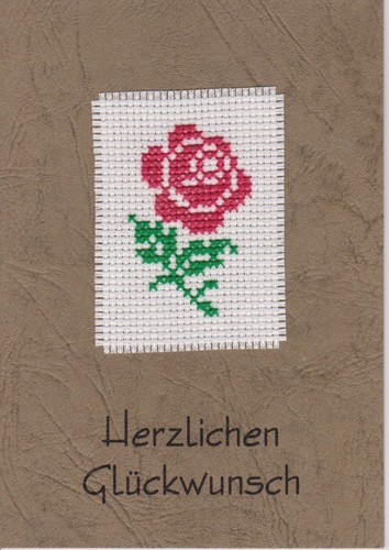 Grußkarte - 🌹, 🌹