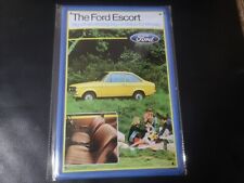 Blechschild Schild 20x30 " The Ford Escort " 1974, gelb, Bild, Vintage, RetroPK1