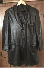 Jitrois Mantel Gehrock Jacke Butterweiches Leder 50