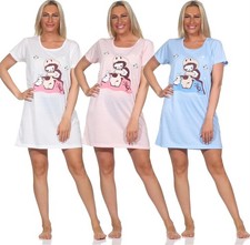 Damen nachthemd sleepshirt - damen,