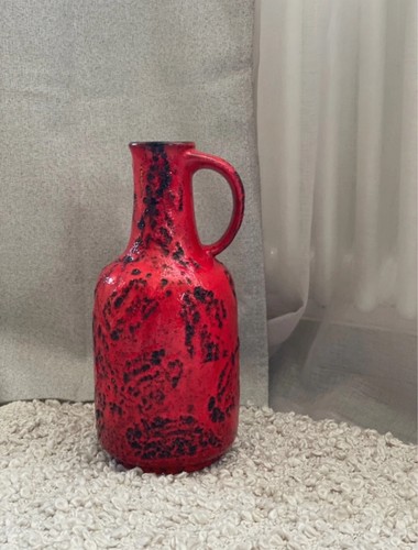 Ddr lava keramik vase - vase, boho