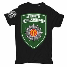 Herren TShirt DDR ABV Abschnittsbevollmächtigter vopo volkspolizei motive