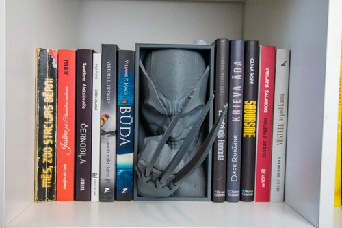 Wolverine bookend and book - wolverine,