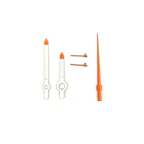 Zeigersatz weiss orange - zeigersatz,