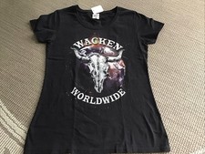 WACKEN SHIRT Gr. S 32,34,36 TOP ZUSTAND wie Neu Schwarz Welcome To WACKEN