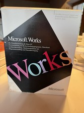 Microsoft Works Suite 1989 OVP mit Handbuch Diskette Software