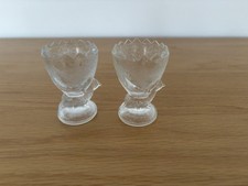 2 Eierbecher, Vogelmotiv