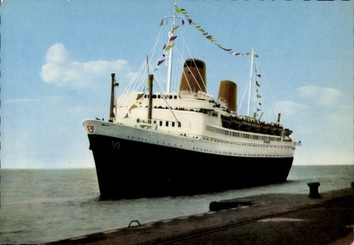 Motorschiff europa - ak,