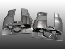 Zylinderbleche Chrom Einkanal