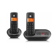 Motorola E212 Duo Schnurloses DECT Telefon Seniorentelefon Große Tasten mit AB