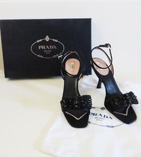 elegante PRADA Leder Sandalen