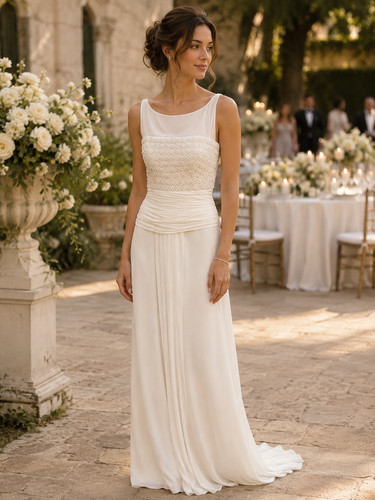 Mendel beaded wedding - wedding, dress