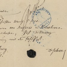 Autograph Scheffel Joseph