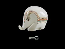 Höchst Porzellan Luigi Colani Spardose Elefant Drumbo Orientalisch - 11,5x17 cm