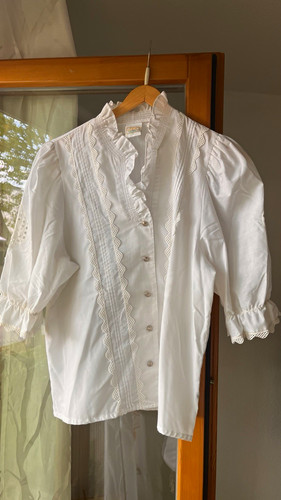 Damen dirndlbluse weiß - c&a,