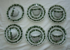 Weinlaub, Gedeck, Tasse