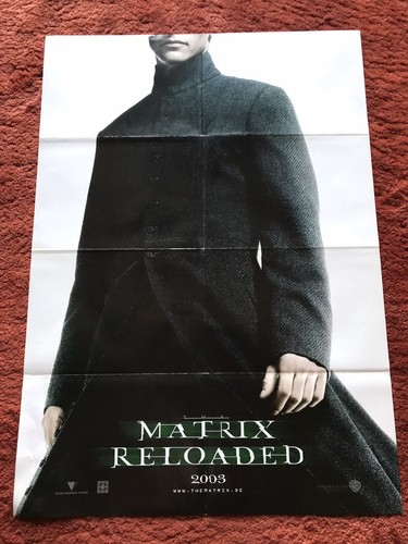 Matrix reloaded kinoplakat - matrix,