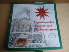 Annaberger Faltstern Weihnachtsstern Deko Weihnachten Erzgebirge alt