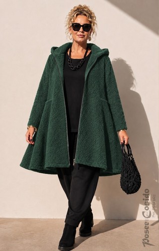 Lagenlook boucle jacke - lagenlook,