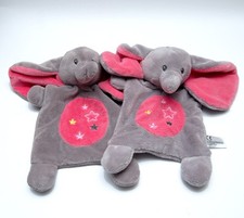 Nicotoy 2x Elefant grau rosa