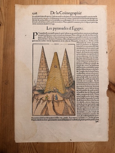 Seite aus cosmographia - seite,