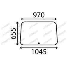 Frontscheibe für Massey Ferguson 135 148 165 168 175 178 185 188