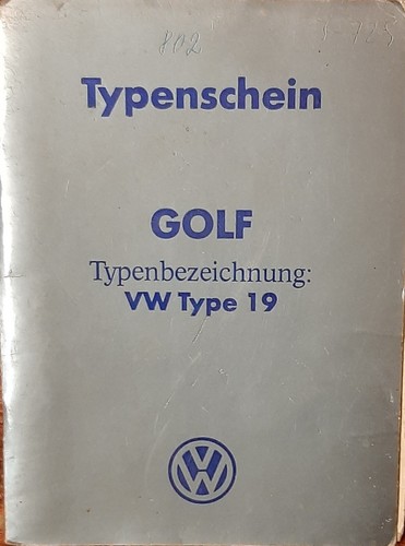 Golf typ 50 ps - golf, diesel